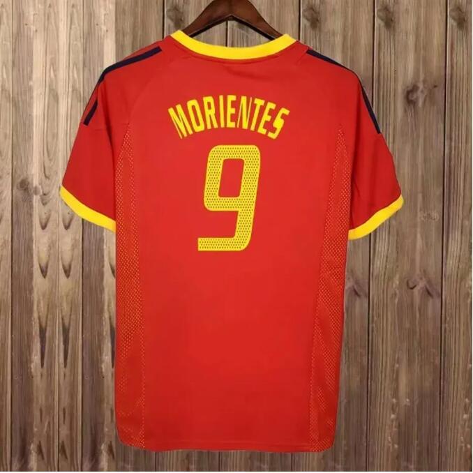 final 1998 SpainS retro jersey 1996 1994 RAUL XAVI Hierro LUIS ENSRIQUE ALONSO Iniesta PUYOL PIQUE David Villa TORRES 2008 2012 2002 Guerrero Guardiol