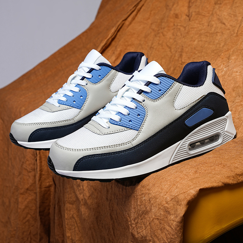 2026 New Men's Color Block Air Cushion Sneakers Lightweight Breathable Casual Sports Running Shoes Free shipping