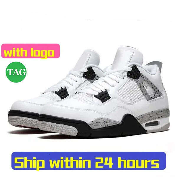 Original Box Designer 4 Basketball shoes Men Women 4s Sneakers Worn Blue Panda Military Black Cat 2025 Purple Thunder Cool Grey Bred Sports Mens Train