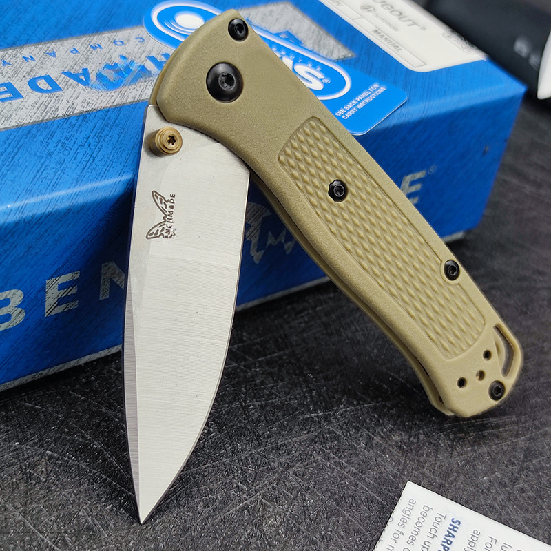 Mini BM 533 Bugout Folding Knife Outdoor S30V Blade Camping Fishing Hunting Safety Defense Portable Pocket Knives EDC Tool Gift