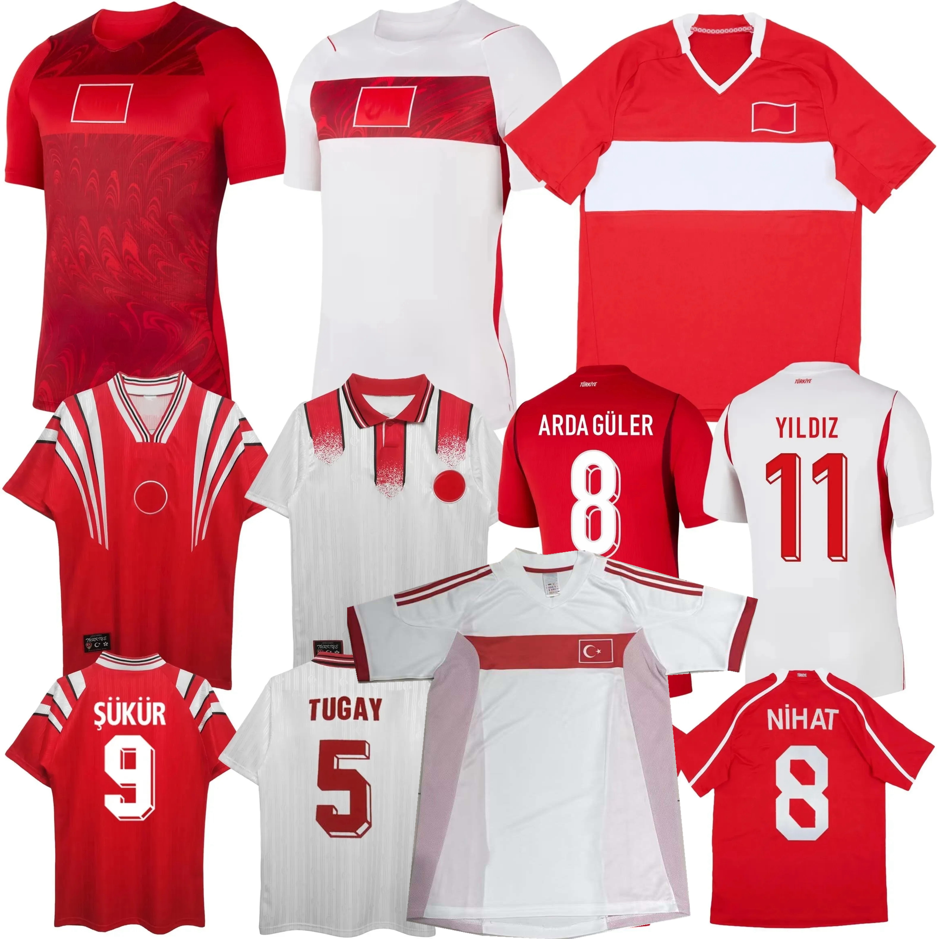 1996 2002 2008 2026 2027 Arda Guler Turchia Maglie Da Calcio Yildiz Kadioglu Ca…