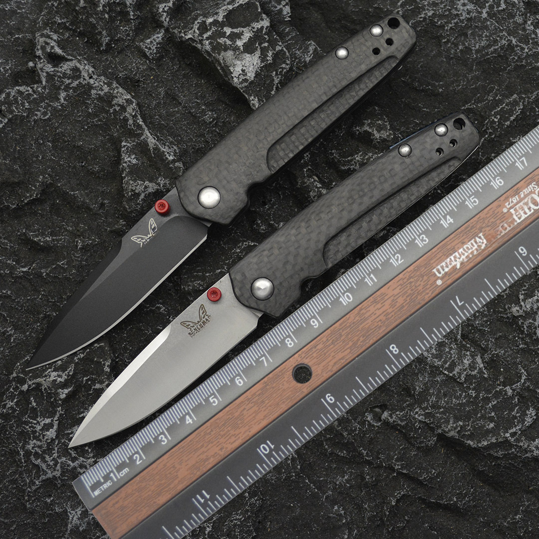 BM KNIVES 485 Valet Carbon Fiber Folding Knife Outdoor Camping Hunting Pocket EDC Tool KNIVES
