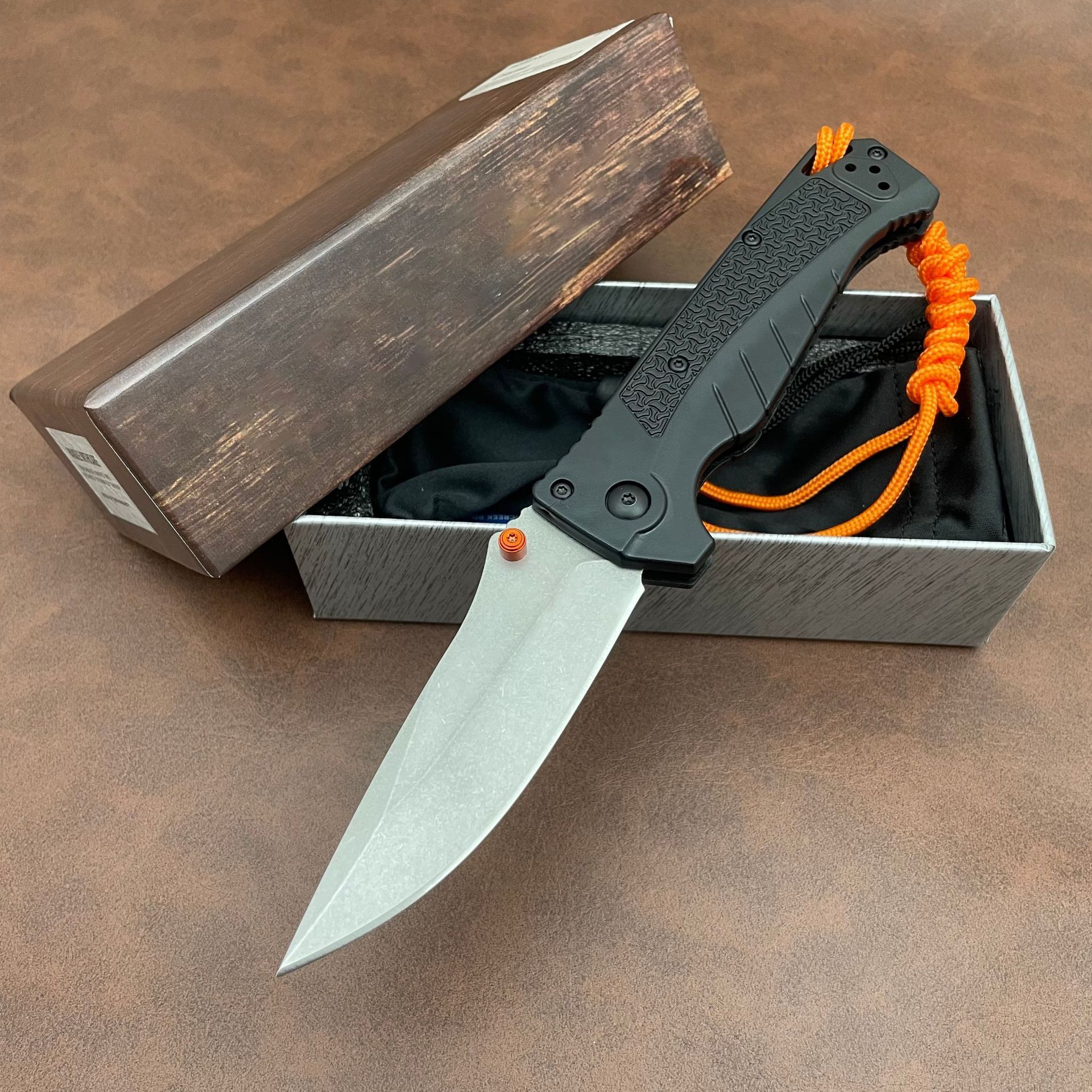 New BM 18060 Knife Nylon Fiber G10 Handle Camping Multi purpose Portable Pocket Survival Tactical Fruit Knives EDC Multitools
