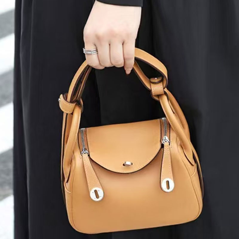 Top Quality Designer Lind Large Capacity Tote Retro Doctor Women Luxury Genuine Leather Fashion Shoulder Cross Body Removable Strap Handle Bag Free Shipping
