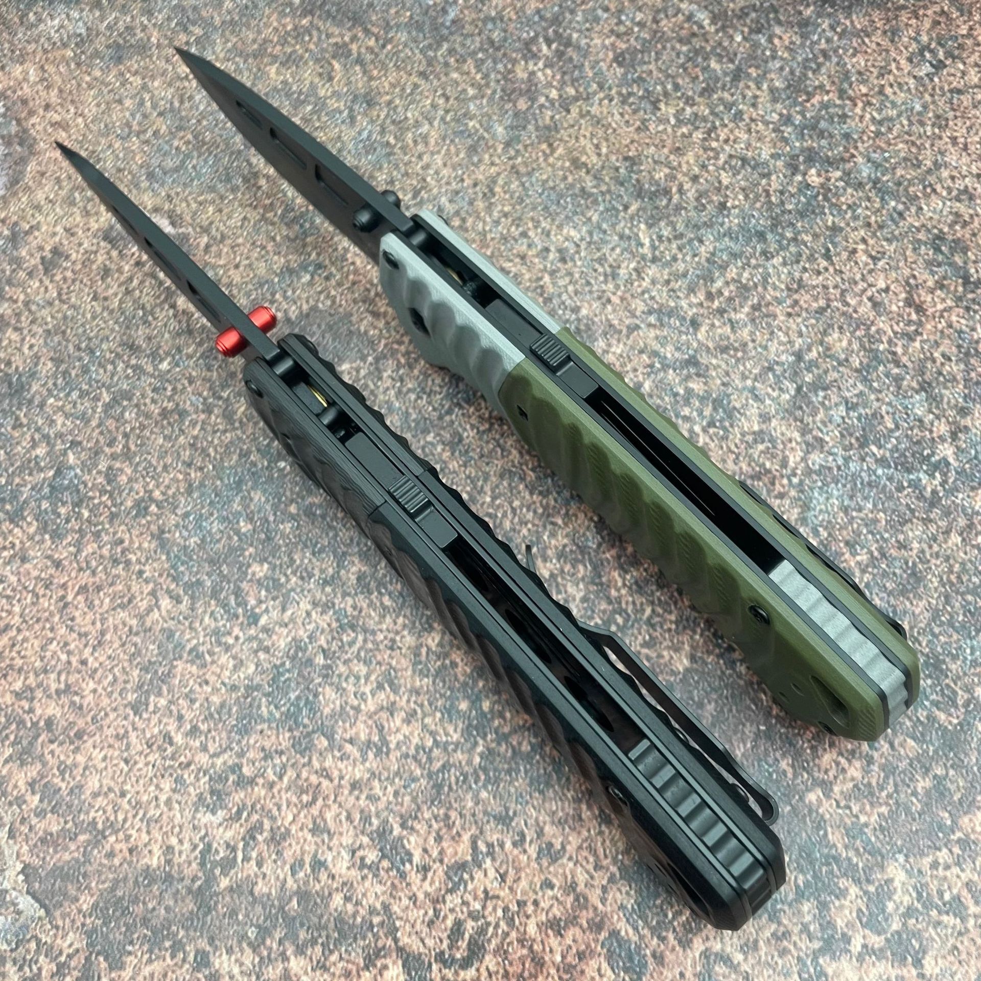 BM 593BK-01 PSK Personal Tactical Pocket Folding Knife D2 Cerakote Blade Milled G10 Handle Camping Hunting EDC Multitool