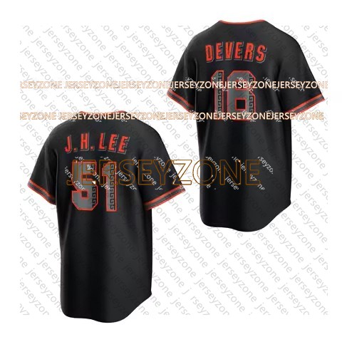 51 Jung Hoo Lee 2026 Black Baseball Jersey Chapman Logan Webb Mike Yastrzemski Wade Jr. Bailey San Francisco Jersey
