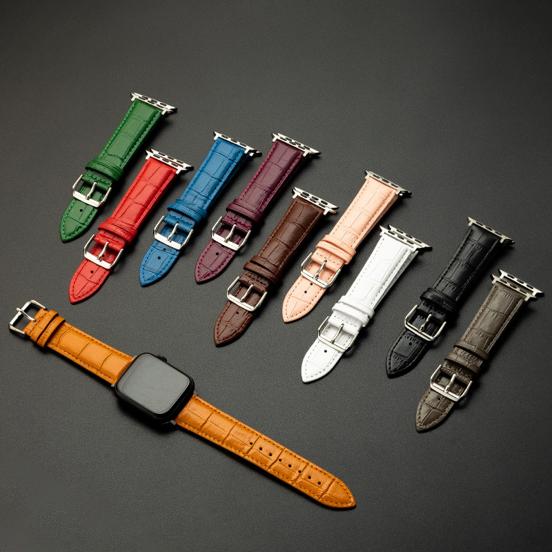 Retro High-Quality Leather Watch Strap, 12-24mm Universal Replacement Band with Metal Buckle for All Smart & Traditional Watch Brands