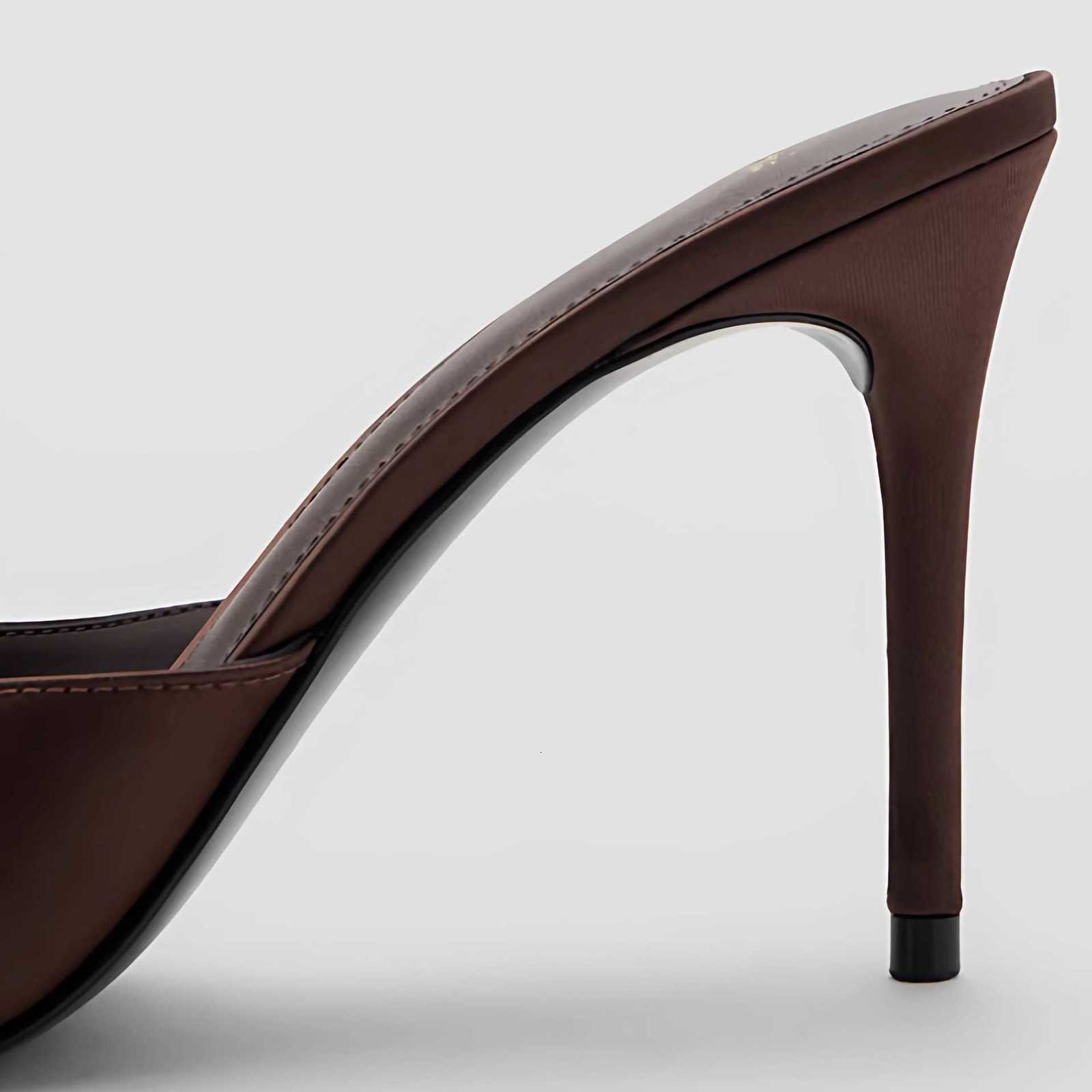with box Sandals Designer Luxury Classic Spain new summer womens shoes pointed-toe open-toe sandals backless high-heeled stilettos for women X260504