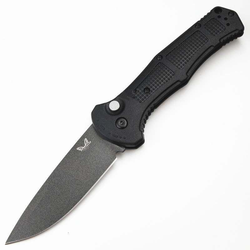 BM 9070 Folding Pocket Knife Drop Point Plain Blade Grivory Handle Hunting Camping Tactical Combat Self-defense Multitool Knives