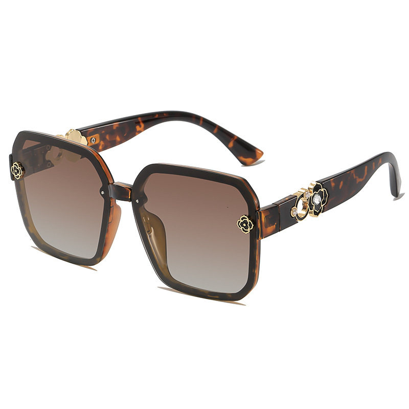Designer Sunglasses Largeframe sunglasses for women new summer model UV protection highend polarized sunglasses trendy Luxury brand sunglasses