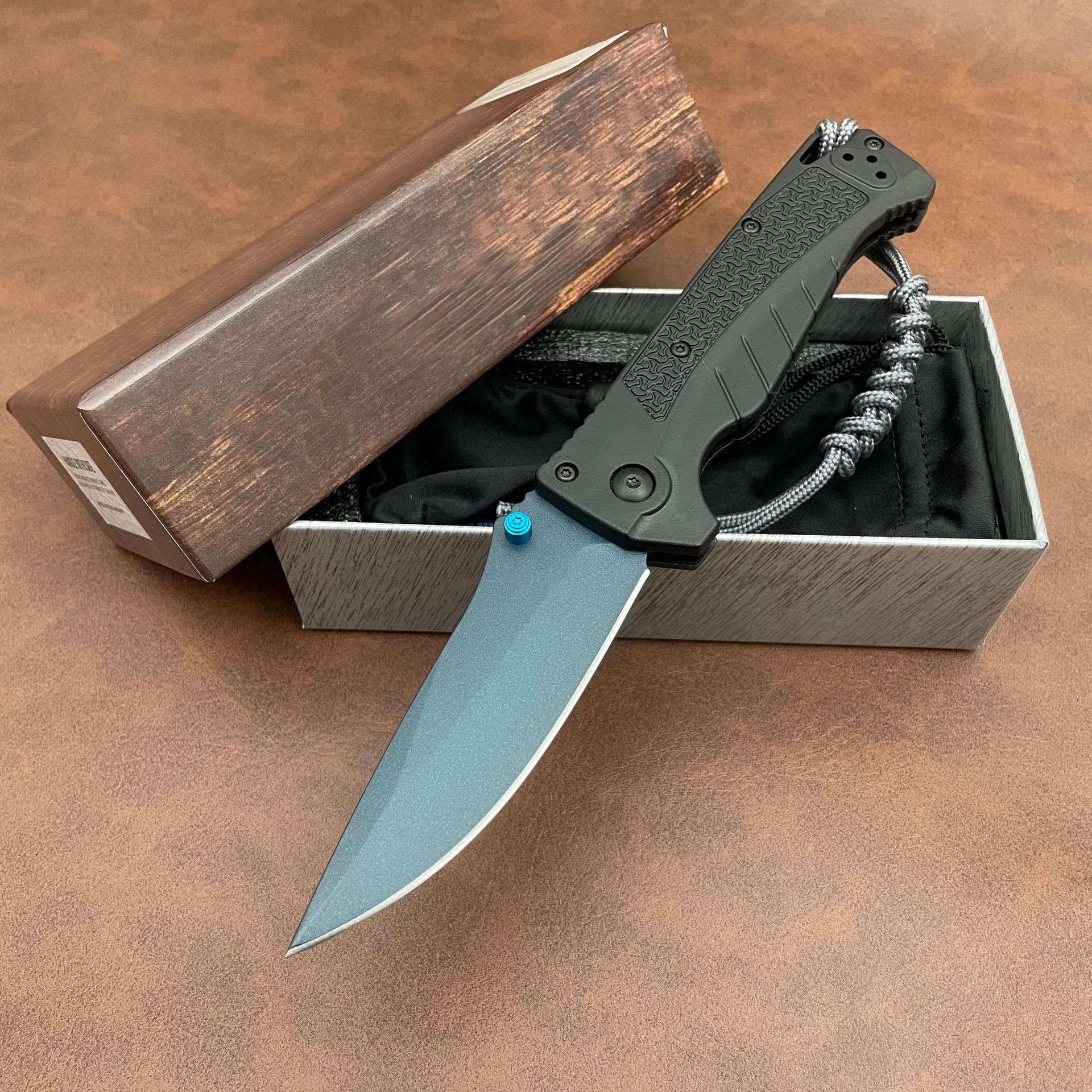 New BM 18060 Knife Nylon Fiber G10 Handle Camping Multi purpose Portable Pocket Survival Tactical Fruit Knives EDC Multitools