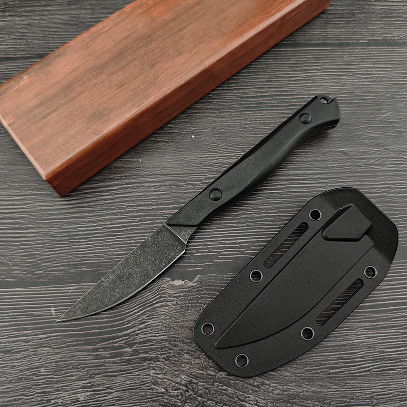 BM 15700 Fixed Blade Knife CPM-154 Blade Santoprene Handle Durable Outdoor Camping EDC Hiking Portable Multitool Straight Knives