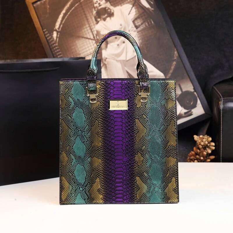 New Cowhide Leather Women Handbags Fashion Female Chain Serpentine Portable Tote Bag Ladies Shoulder Messenger Bags Luxury SENYY