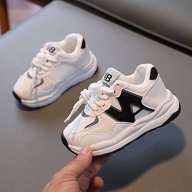 Kids for Boys Girls Soft Sneakers New 2024 Fashion Sports Running Children Flat Casual Baby Toddler Outdoor Shoes 26Y0505
