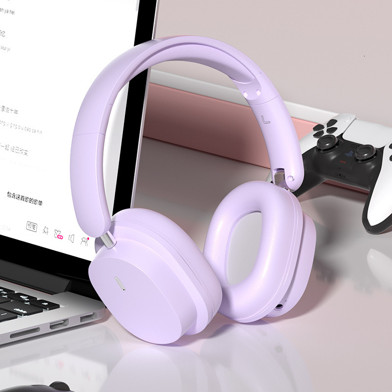 Wireless Over Ear Designer Headphones Premium High Fidelity Sound Ultra Long Standby Battery Life Active Noise Cancelling Wireless Bluetooth Headset F