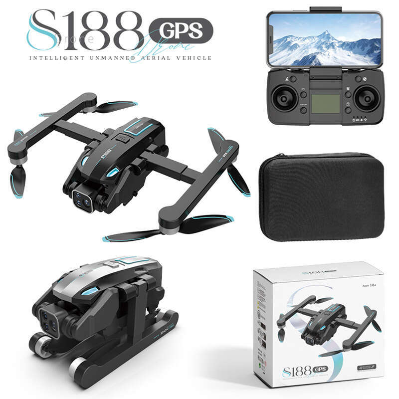 Famous Brand S GPS Return Drone Four Sided Obstacle Avoidance Brushless Remote Control Aircraft Aerial Photography HD Quadcopter CKS