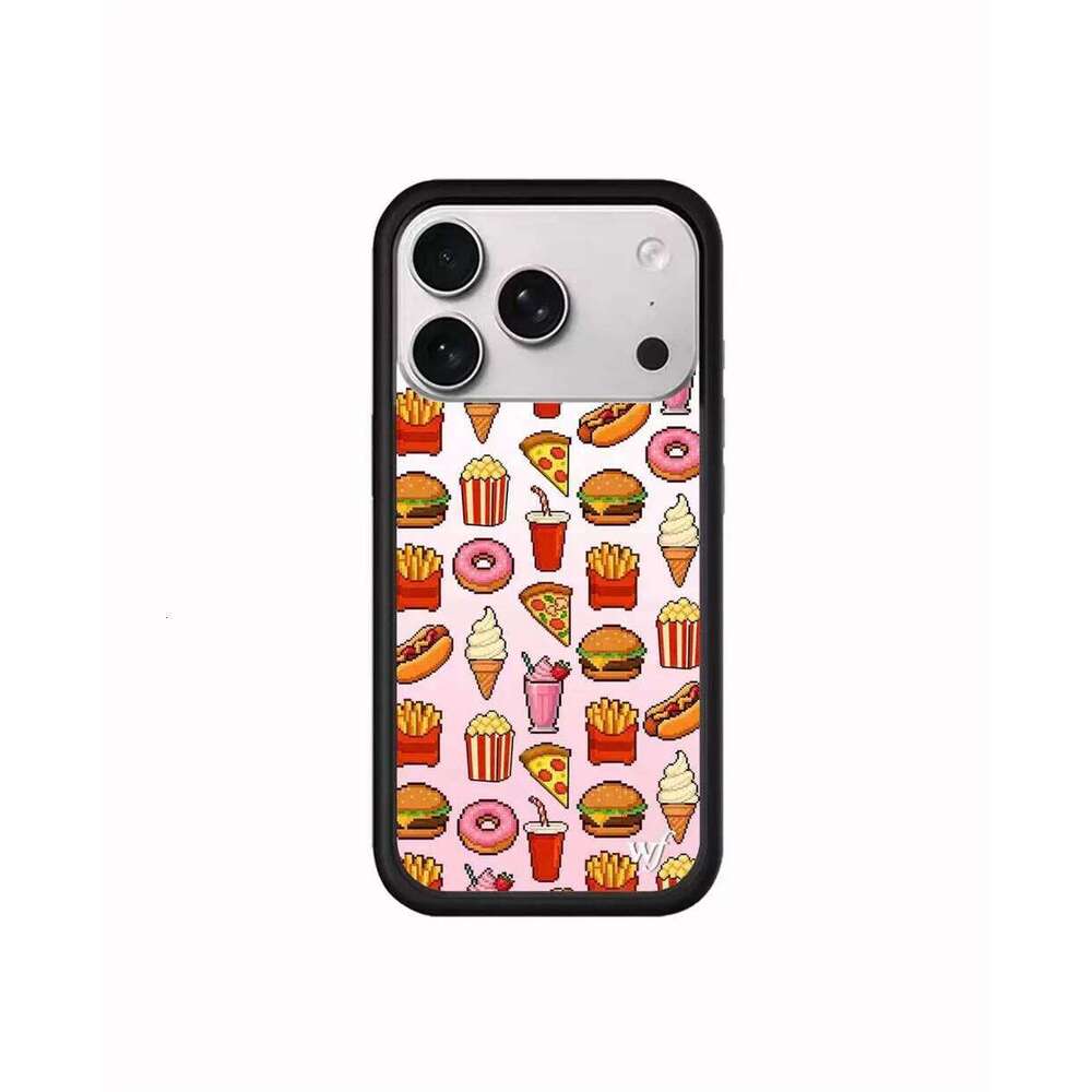 New 2026 Wildflower Plaid Heart Tiger Phone Case For iPhone 16 15 14 13 11 12 Pro Max Plus 17 Air 3D WF Hamburger Horse 26H0505