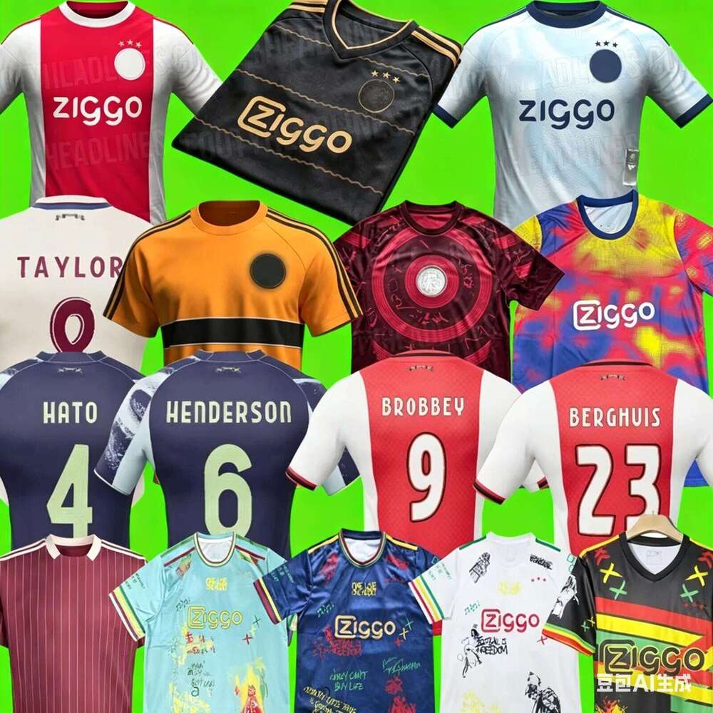 OSCAR 25 26 27men kids kit LAJAX soccer jerseys HENDERSON AFC 2025 uniforms ajaxjersey ajaax jersey Ajaox shirts maillot de football lajax amsterdam