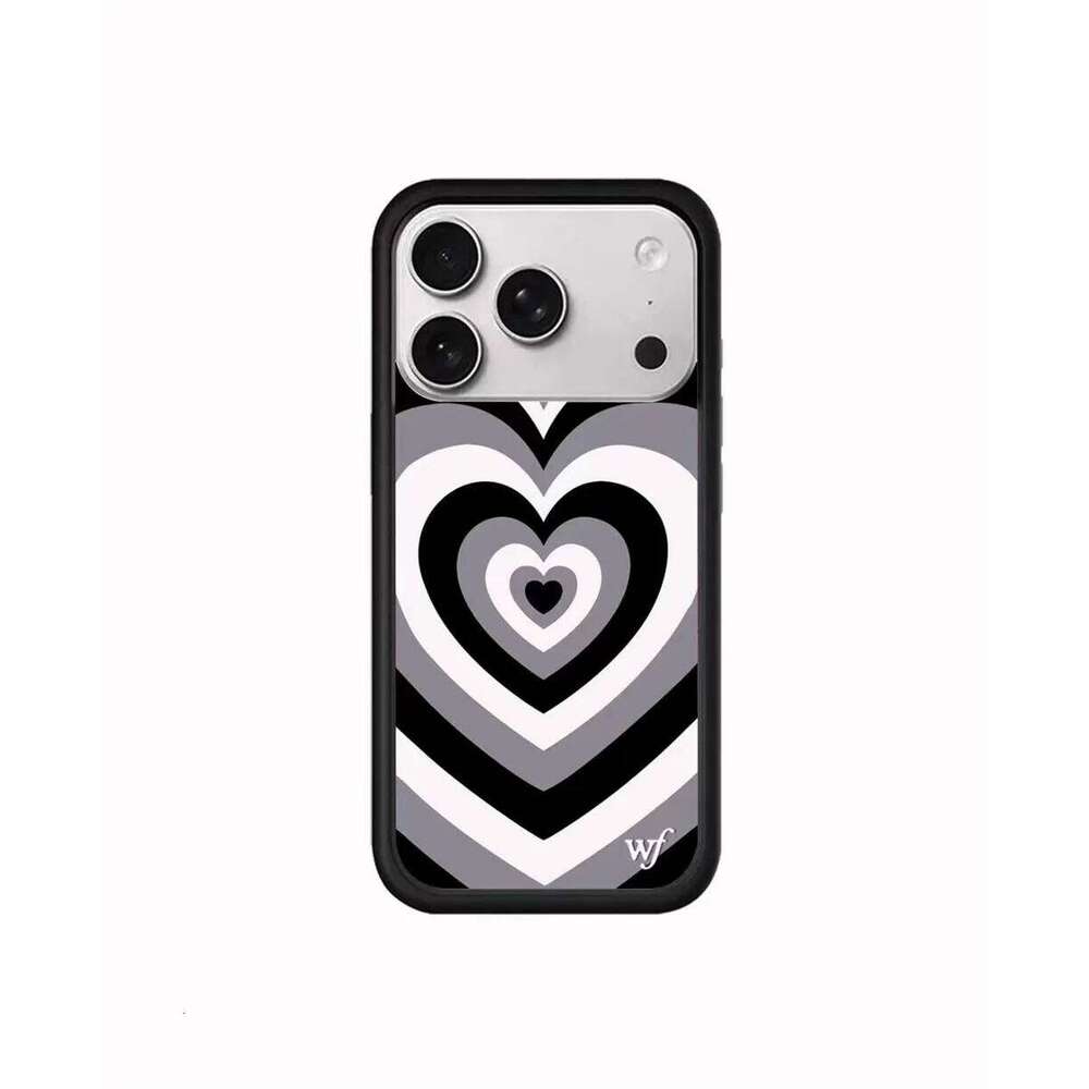 New 2026 Wildflower Plaid Heart Tiger Phone Case For iPhone 16 15 14 13 11 12 Pro Max Plus 17 Air 3D WF Hamburger Horse 26H0505