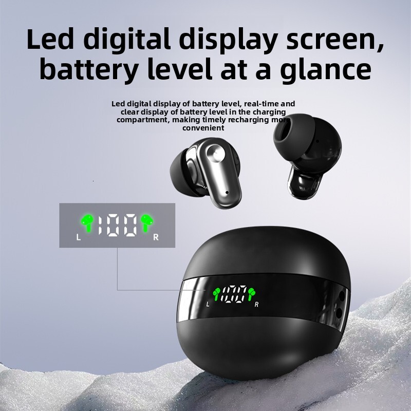 Wireless In Ear Designer Headphones New Arrival High Cost Performance Digital Power Display High Sound Quality Bluetooth Earphones