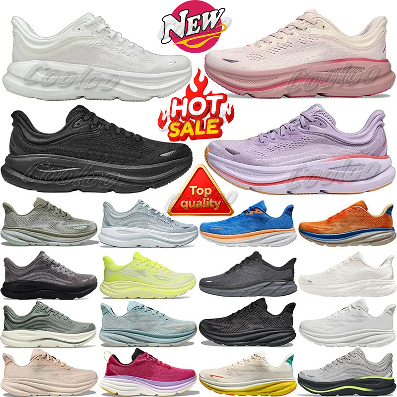 2026 New Designer Clifton 9 Running Shoes Bondi Cliftons Snekaers Sports Harbor Mist Black White Carbon X 2 Mens Women Sneakers Athletic Bondis 8 10 Trainers