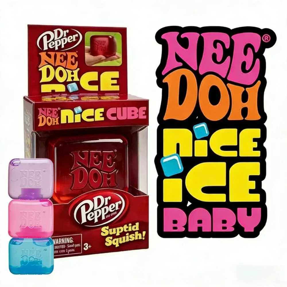 New Pressure Relieving Pinch Schyling Needoh Nice Cube Sensory Fingertip Toy Favorite GiftT260505