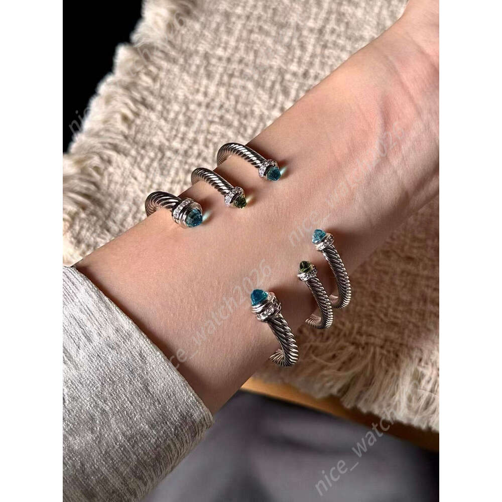 2026 NEW TOP HIGH Designer Davidlys Jewelry Yurmann Bracelet Classical Casual High Quality Ring Jewelry Advanced Light Bracele Wire Bracelets Accessory wish