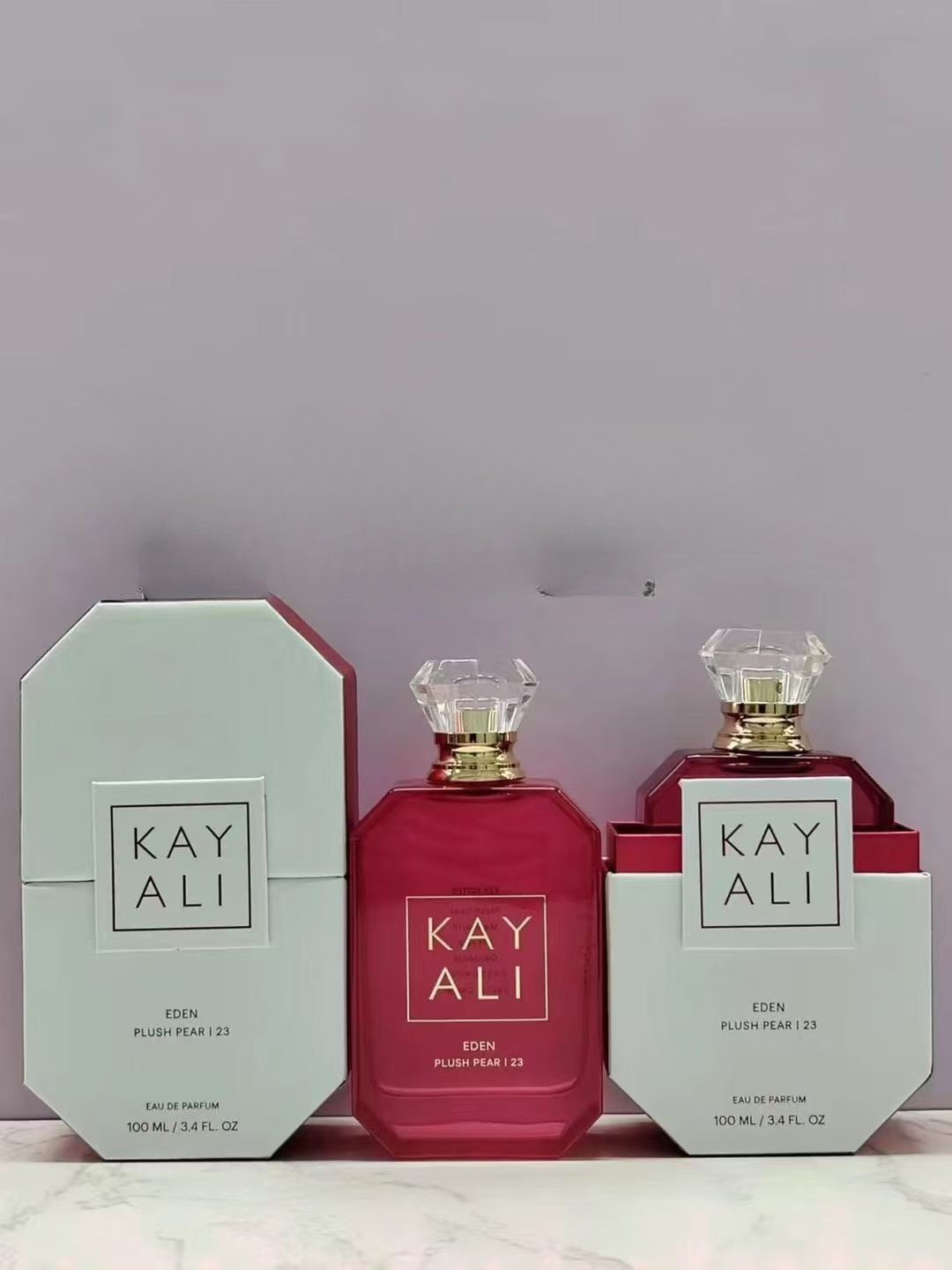 2026 Kayali Perfume 100ml Eden Sweet Peach 35 Eau De Parfum Men Woman Fragrance 3.4oz Long Lasting Smell Designer Brand EDP Man Women Neutral Cologne 