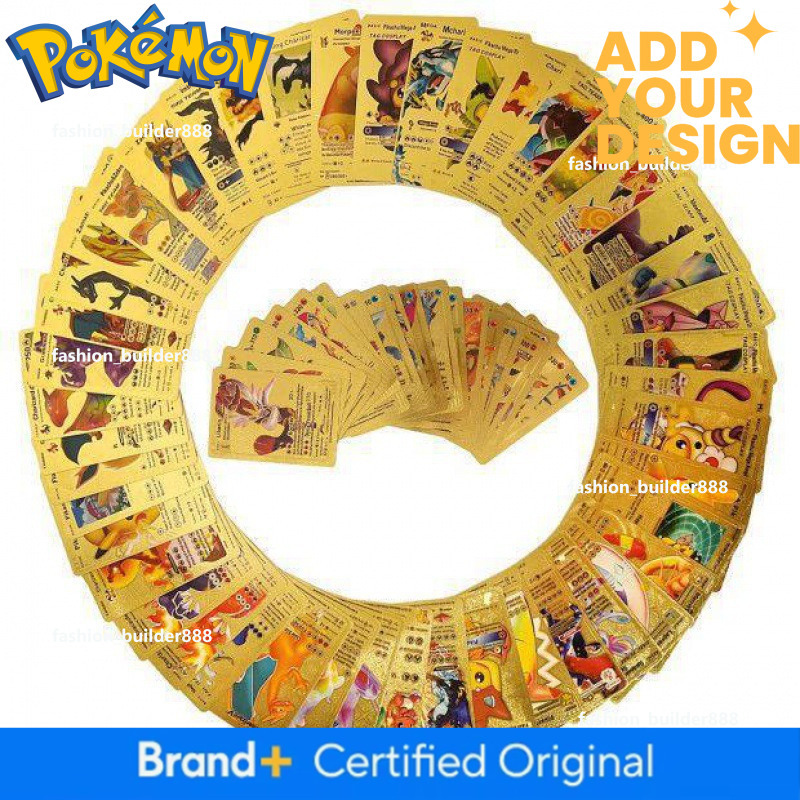 Pocket Gold Foil Card Universal Language Pet Elf Pokemon In Stock Wholesale Free Shipping - view 3