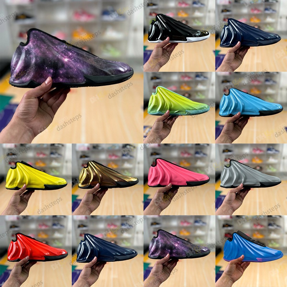 With Box Designer GT Future Men Basketball Sneakers Shoes Black Red Starry Sky Purple Cherry Pollen Yellow Blue Men Sports Training Basketball Shoes Size 40-46