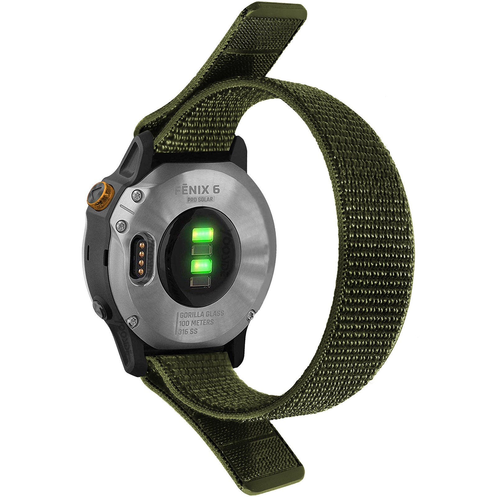 26/22/20mm Custom Nylon Watch Strap Woven Fabric Replacement Smart Watch Band Breathable Sport Wristband Compatible with Garmin Fenix 7X 7 6X 6 Pro 5X