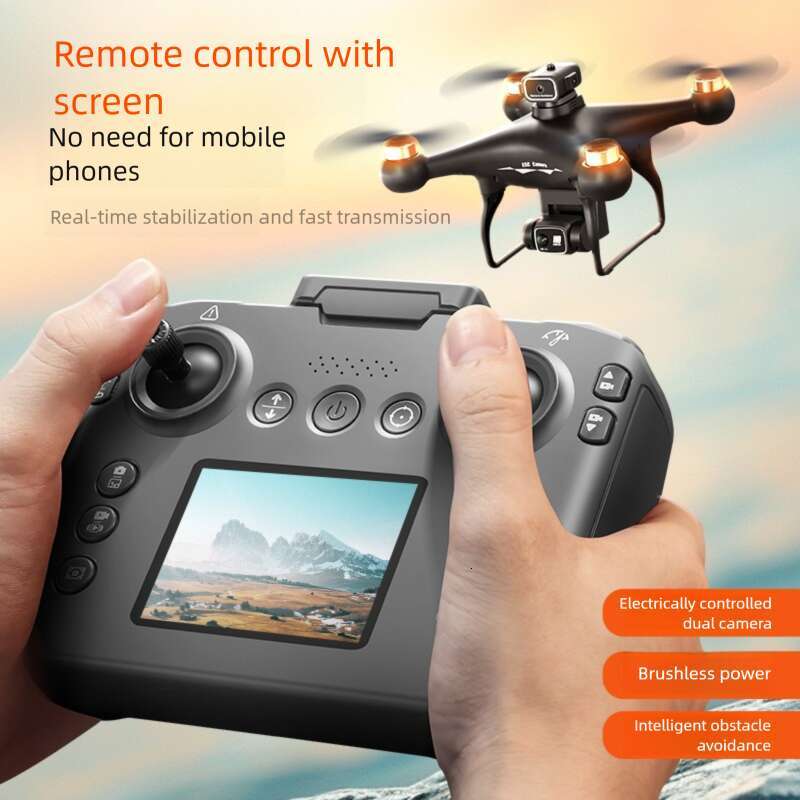 Famous Brand S Max Brushless Drone Remote Control Screen Aerial Photography With Optical Flow Positioning And Obstacle Avoidance Model Aircraft CKS