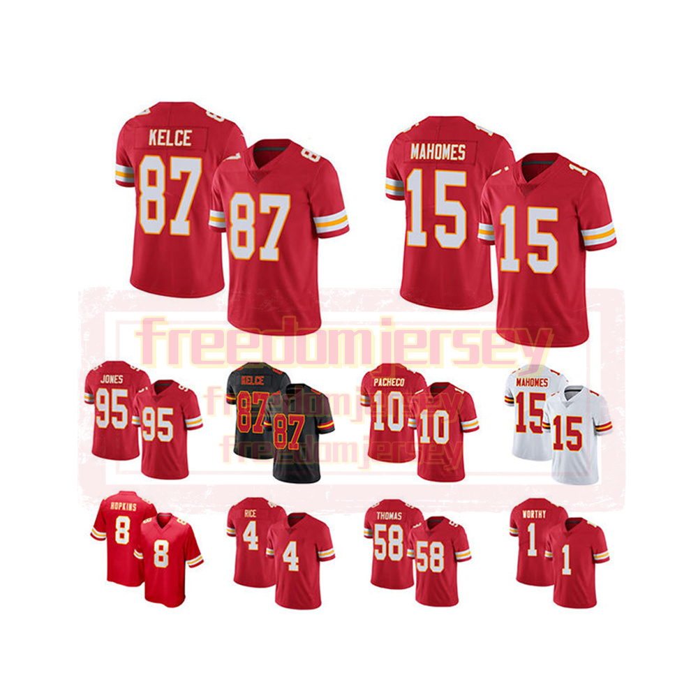 Kenneth Walker III Derrick Thomas Patrick Mahomes Jerseys Isiah Pacheco Travis Kelce Xavier Worthy Harrison Butker Rashee Rice Noah Gray Jaylen Watson Footballtt