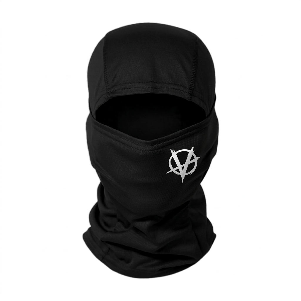 Custom Balaclava printed LOGO windproof and dustproof mask popular breathable mesh spandex/polyester ski mask outdoor riding high quality mask