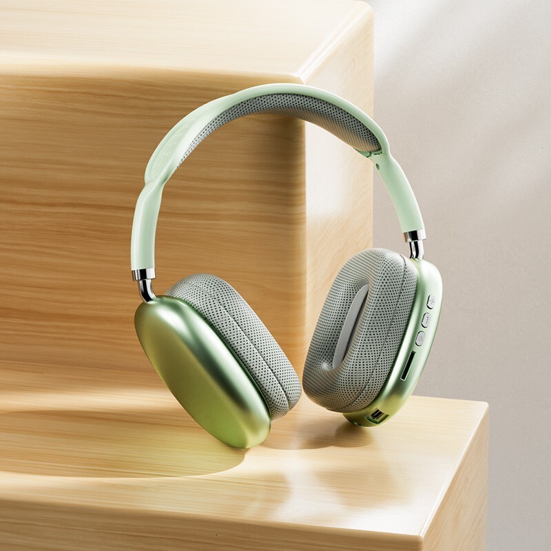 Wireless Over Ear Designer Headphones Heavy Bass Bluetooth Headset Compatible With Smartphones Laptops Computers For Music Game Daily Use