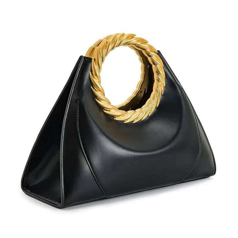 Desgin Luxury Metal Embossment Round Handle Women S Handbag Fashionable Party Lady Evening Clutch New Crossbody Bag SENYY