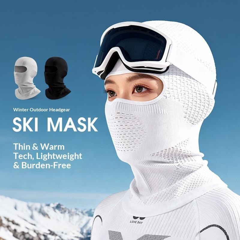 High-quality balaclava hat warm sports hood nylon unisex adult riding mask ski mask breathable anti-fog neck protection wind and cold riding mask cust