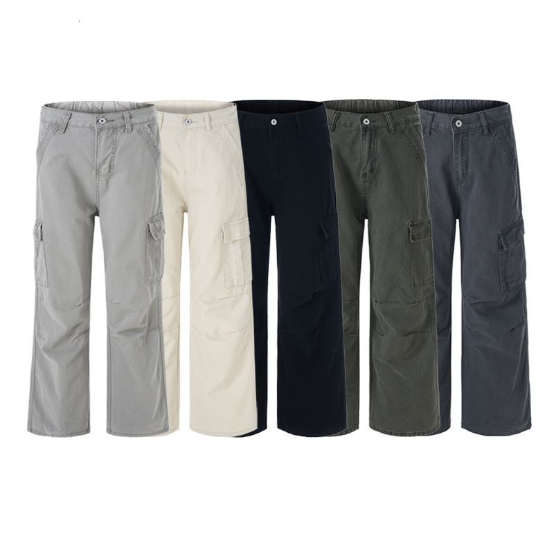 Y2K Double Knee Jeans Retro Trend Double Front Pocket Rivet Embroidered Hip Hop Street Clothing Street Punk Mens Bag Pants 241112