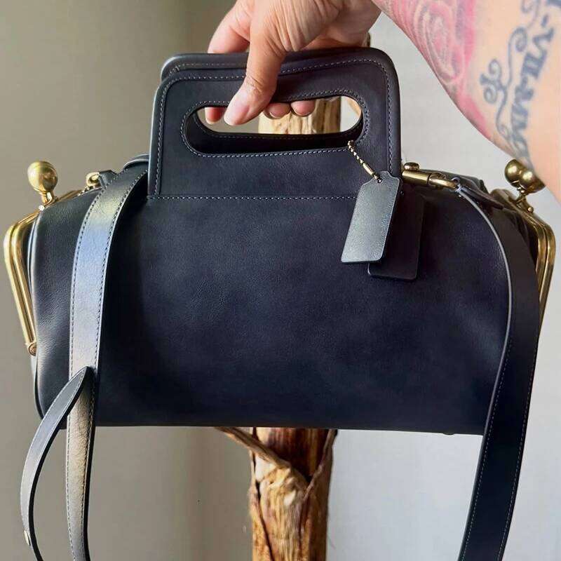 Retro Clip Luxury Designer Frame Handbag Large Capacity Zippered Crossbody Fashion Women S Box Bag SENYY