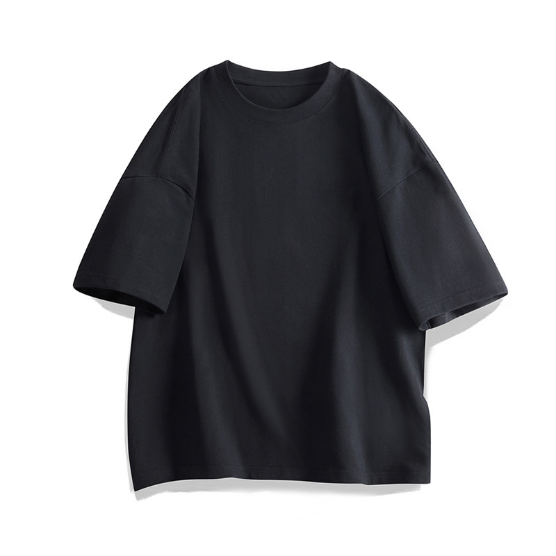 Designer Short-sleeved Shirt Luxurious Men's T-shirt Pure Cotton Multi-functional Men's Short-sleeved T-shirt Street-style American Loose-fi