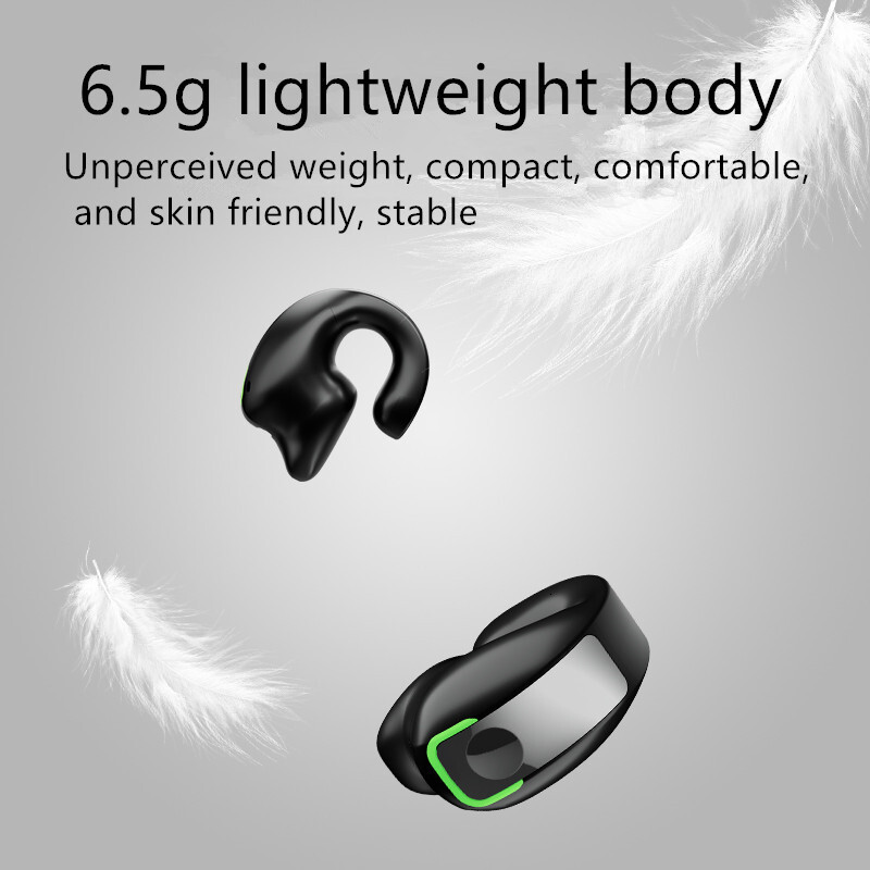 Wireless Ear Clip Designer Headphones 2026 New GD28 Non In Ear Single Ear Hook Lightweight Comfortable Business Sports Bluetooth Headset For All Day W