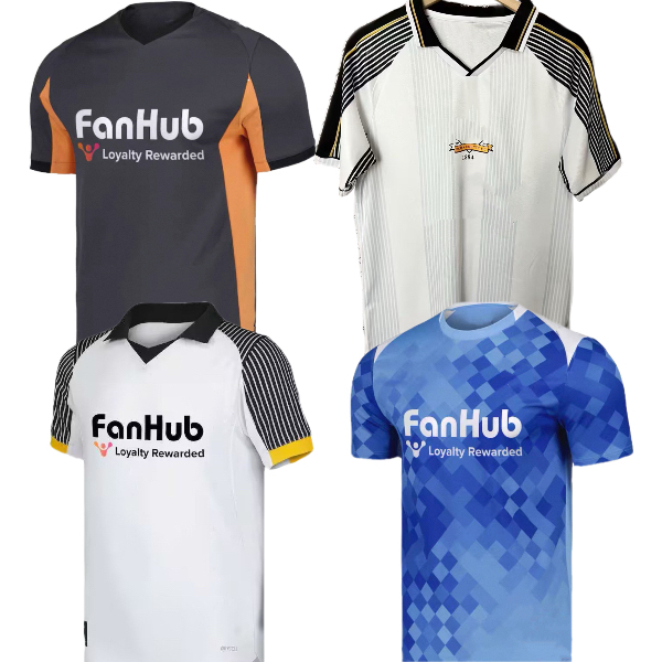 2025 2026 Derby Retro 1995 96 Soccer Jerseys COLLINS JACKSON BARKHUIZEN OSBORN NYAMBE GOUDMIJN County F.C. 25 26 men and kids football shirt