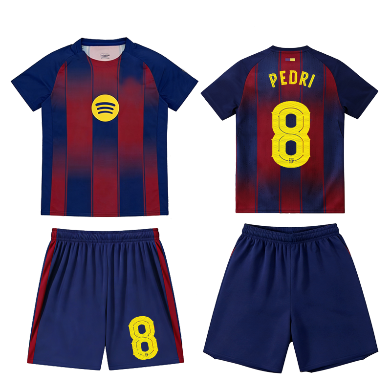 Toddler Boys Style Soccer Jersey Set 2026 New Breathable Quick Dry Kids Football Shorts For Training Sportswear Cloth,unisex size,