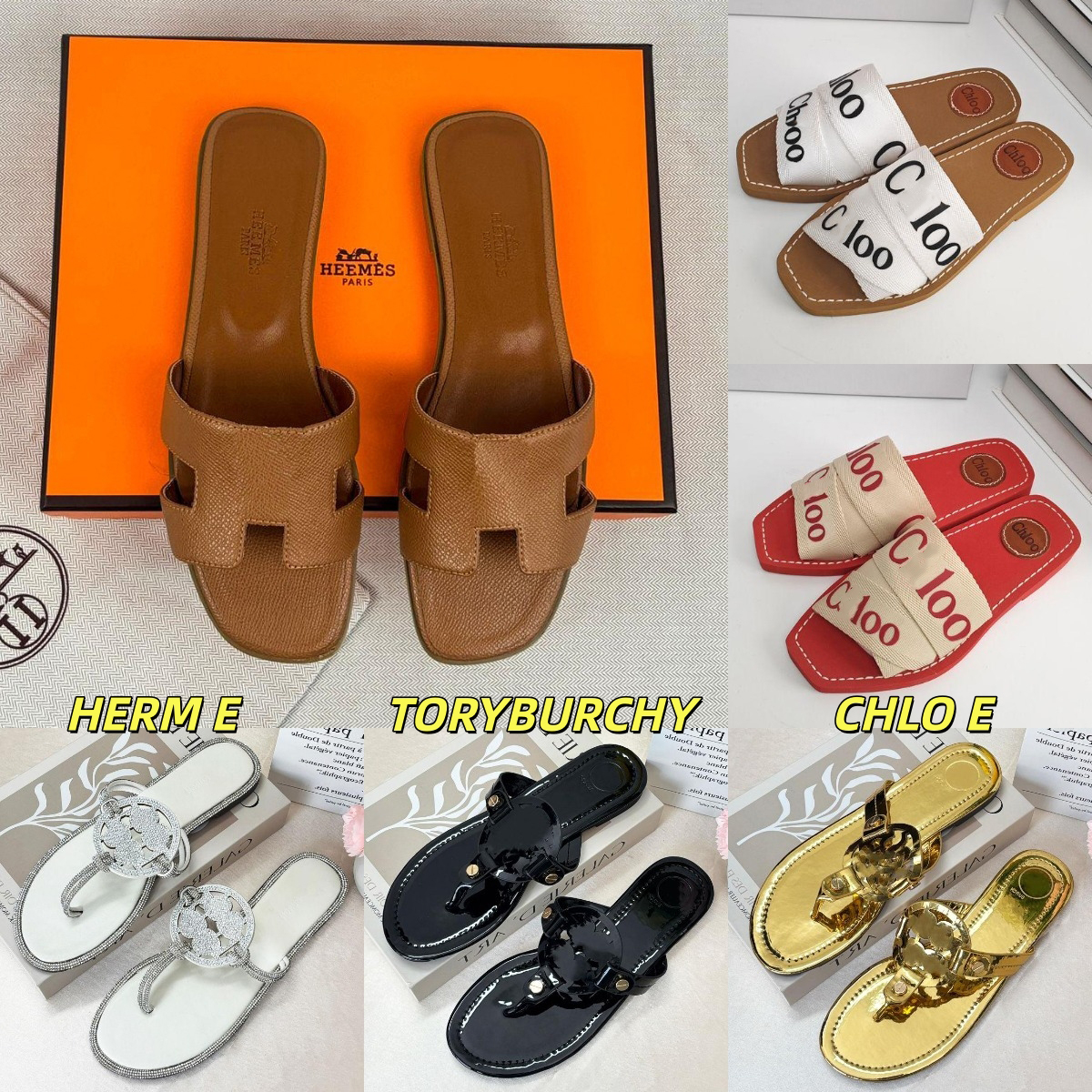 free shipping women slippers designer sandals slides stylish sliders summer beach outdoor casual travel slippers luxury shoes mules brown black white