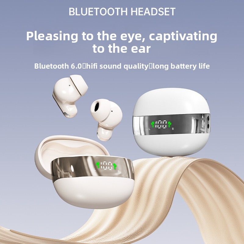 Wireless In Ear Designer Headphones New Arrival High Cost Performance Digital Power Display High Sound Quality Bluetooth Earphones