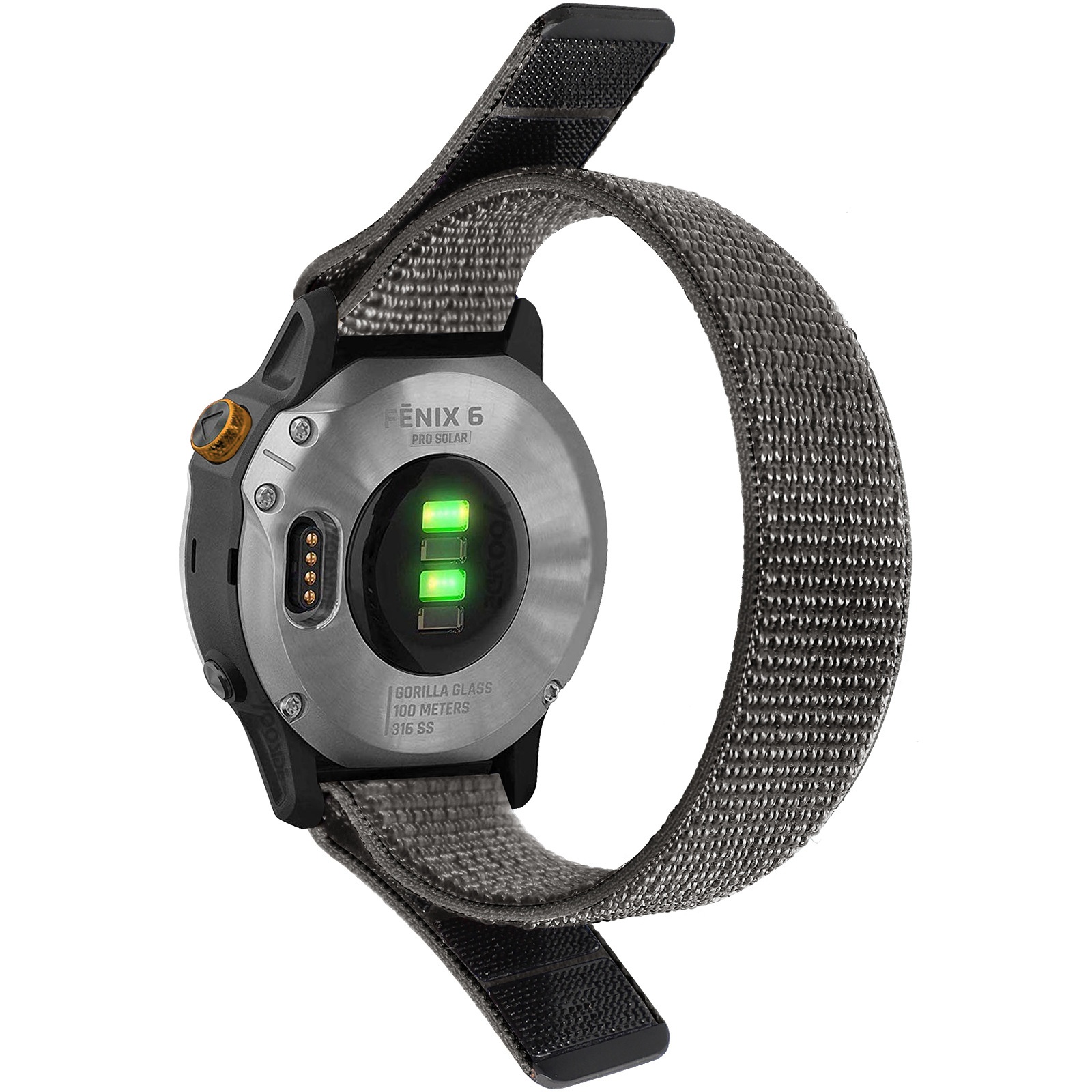 26/22/20mm Custom Nylon Watch Strap Woven Fabric Replacement Smart Watch Band Breathable Sport Wristband Compatible with Garmin Fenix 7X 7 6X 6 Pro 5X