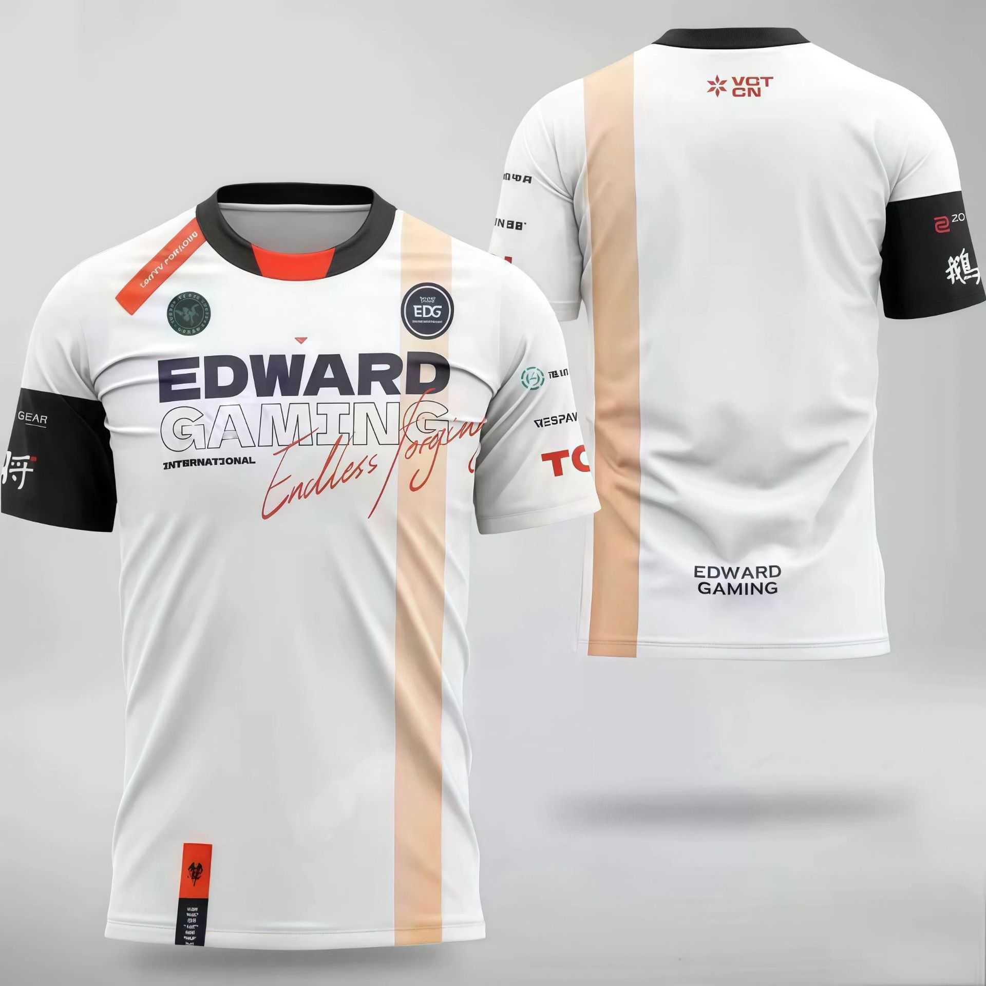 EDG short-sleeved T-shirt 2026 championship e-sports uniform Valoranth Fearless Pact fashionable and comfortable for the ZMJJKK team uniform S260505