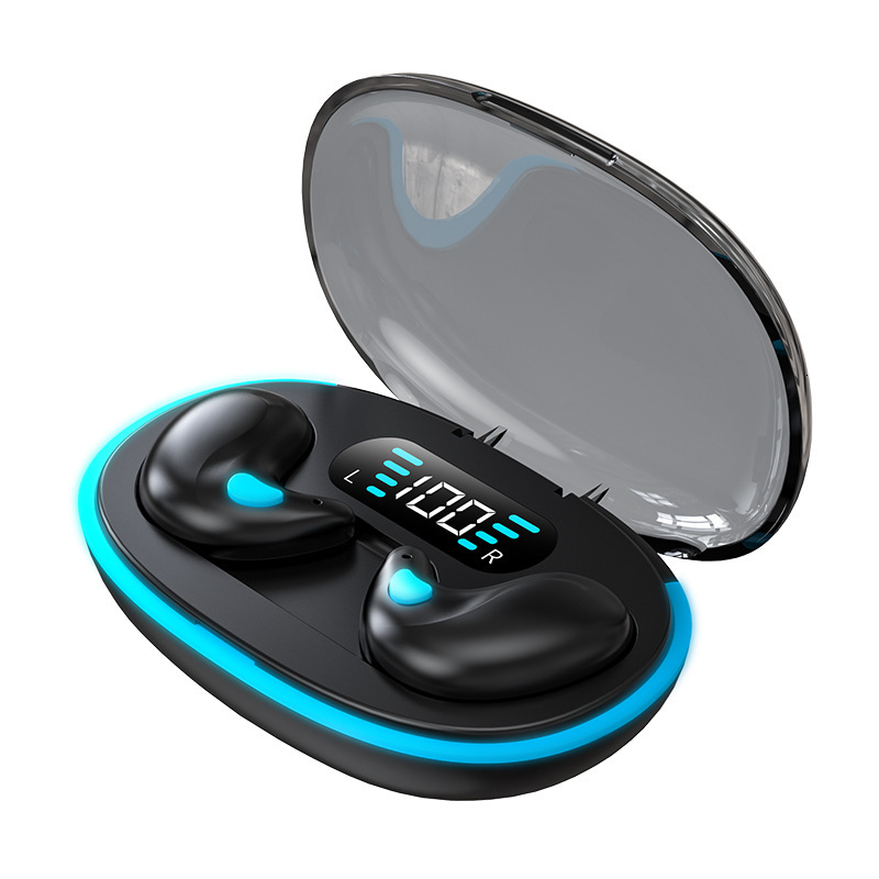 Wireless In Ear Designer Headphones Sleep Mini Noise Cancelling Digital Display Private Mold Touch Control Compatible With Smartphones Laptops Compute