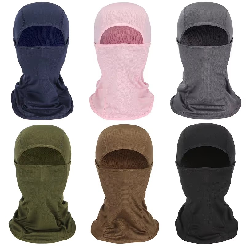 Custom logo universal 3D full-face ski mask winter digital breathable waterproof hunting camouflage multi-leaf puff mask outdoor riding mask high qual