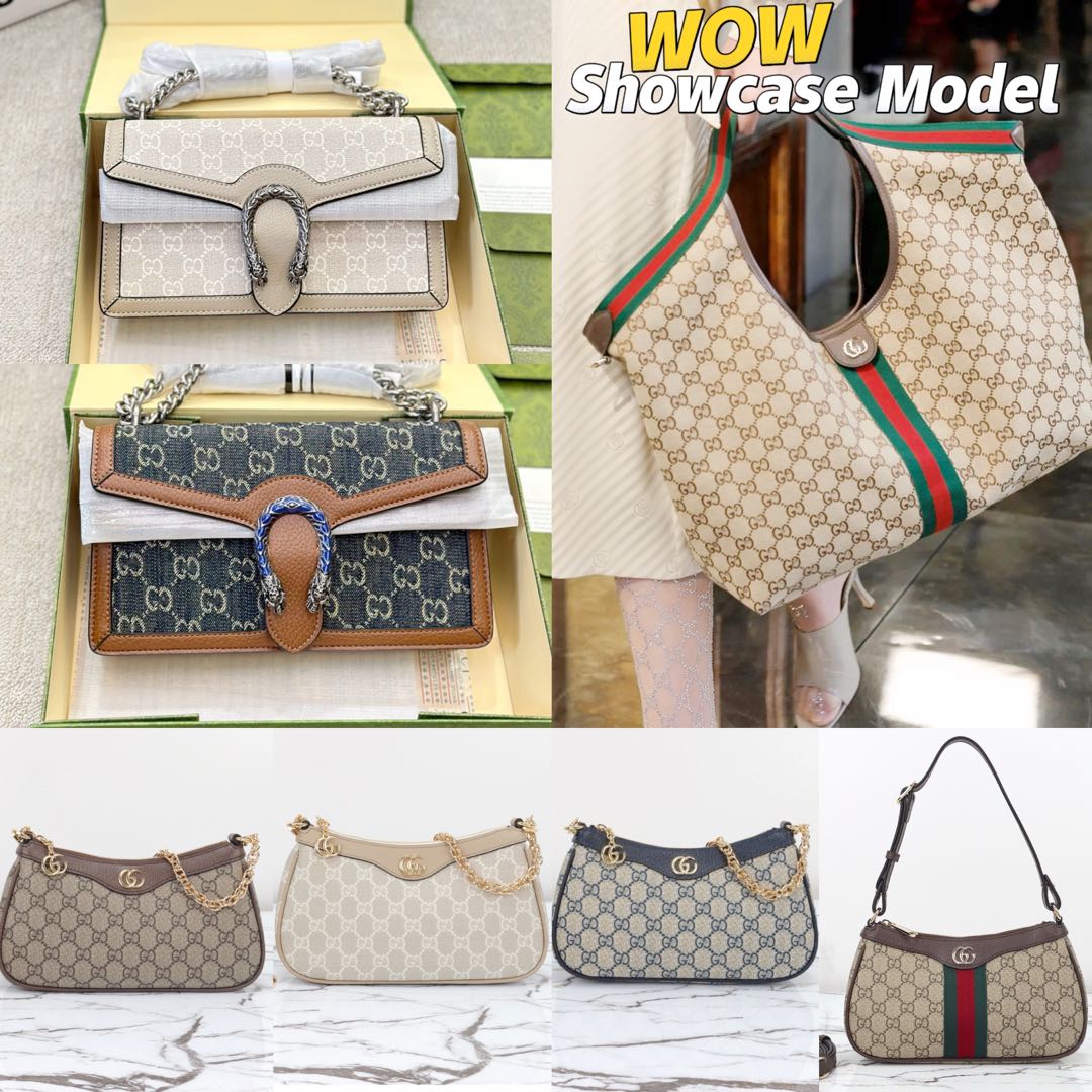 Designer Bags 2026 Trends guccii bag for women 1:1 Copy with logo designer bag gucci tote bag shoulder bag handbag guccibag women crossbody Large capacity guccibag